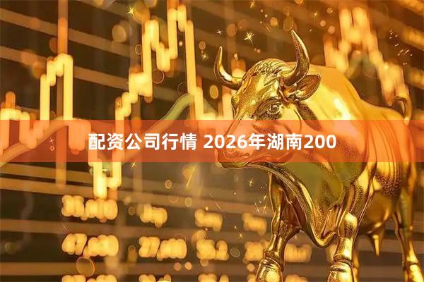 配资公司行情 2026年湖南200